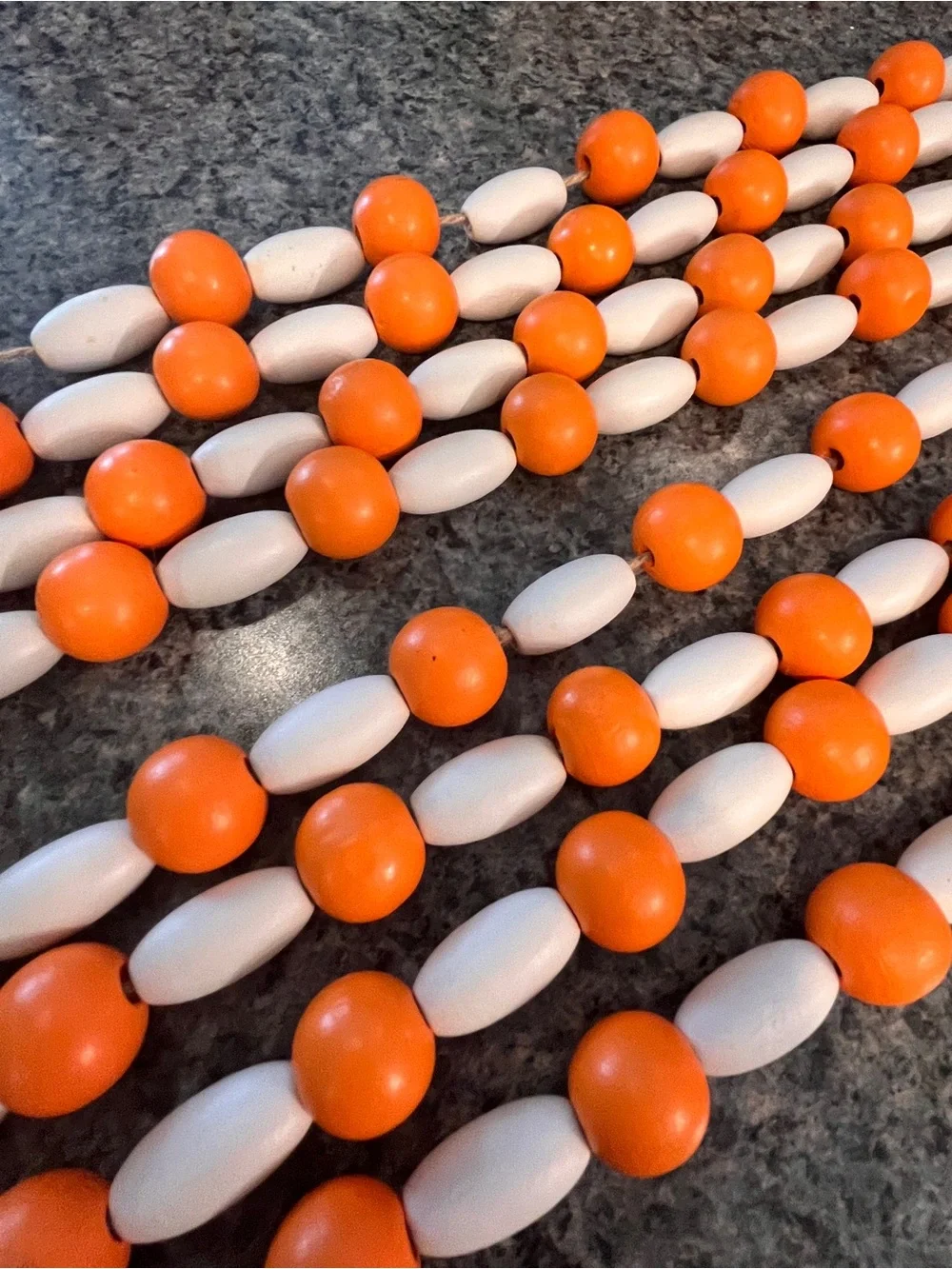 Fall Decorative Wooden Beading